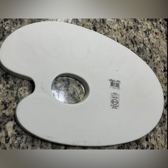 Bret Bortner BIA Artist Paint Palette Tray 6 complete condiment Sauce Bowls - Picture 4 of 4